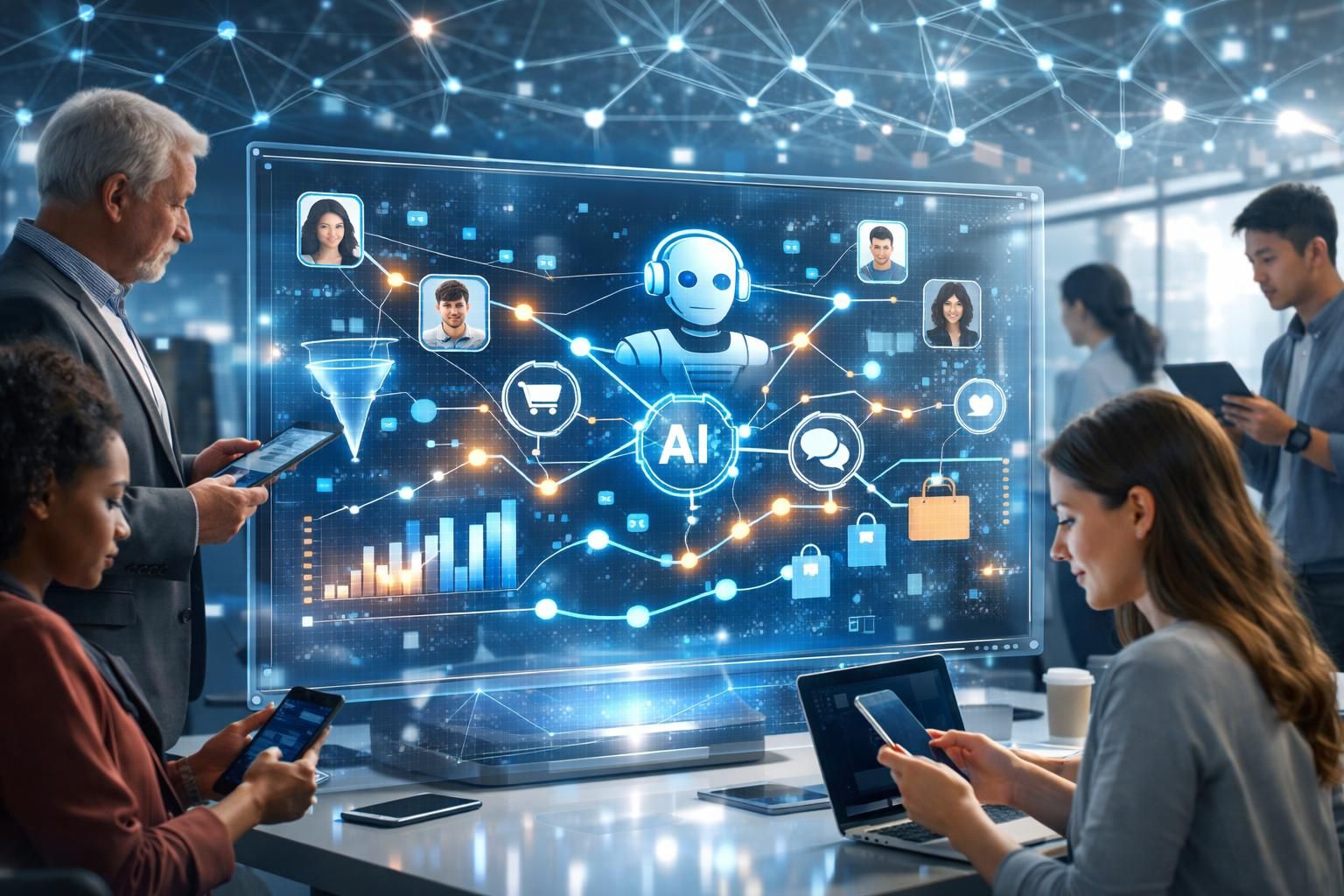 entdecken sie, wie ki-agenten die customer journey im digitalen marketing revolutionieren, indem sie personalisierte erlebnisse schaffen und die kundenbindung stärken.